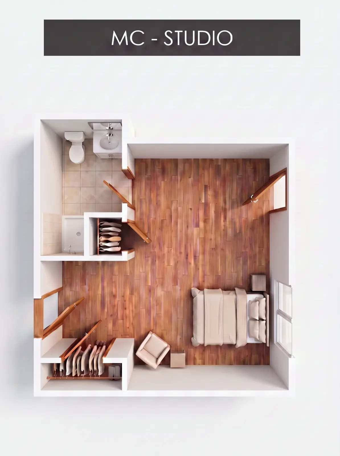 Memory Care Studio floor plan