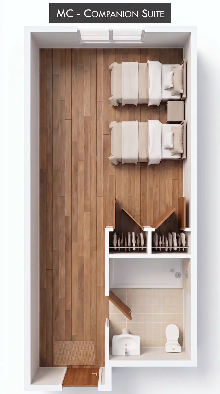 Memory Care Companion Suite floor plan
