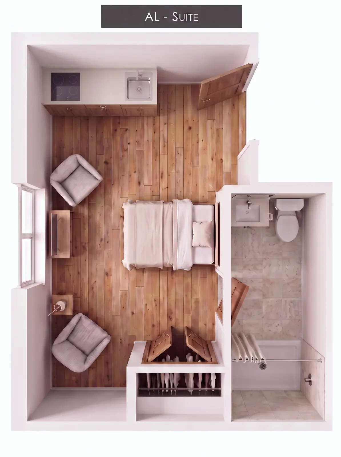 Assisted Living Suite floor plan