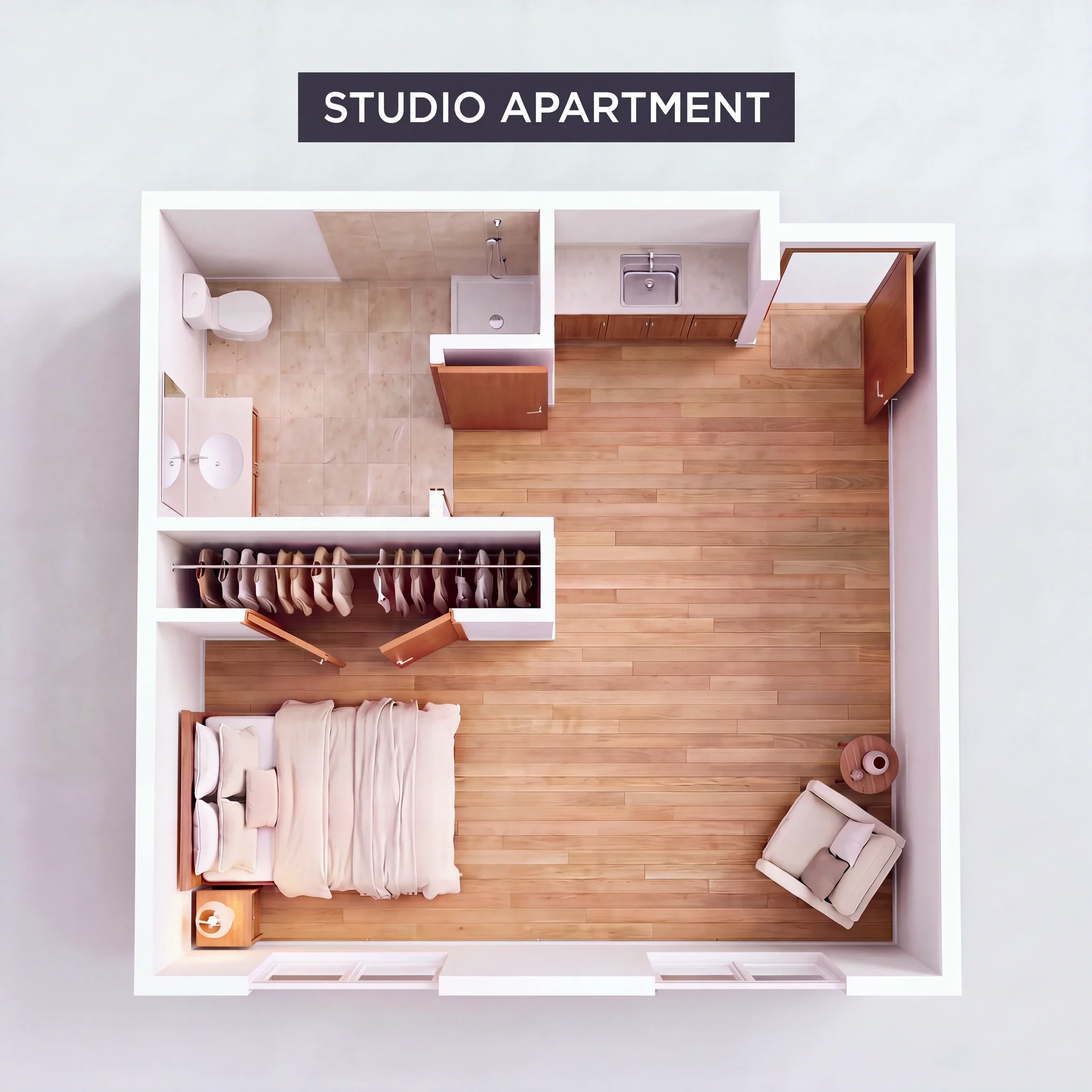 Studio floor plan